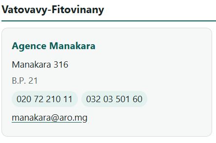 Vatovavy Fitovinany